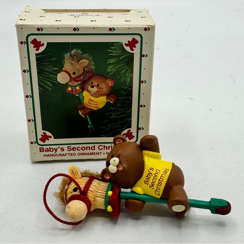 Hallmark 1985 Baby’s Second Christmas Ornament